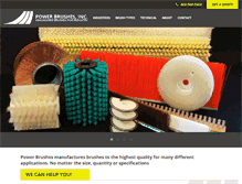 Tablet Screenshot of powerbrushes.com